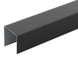 black fencing rail for Cladco Composite Fencing Panels